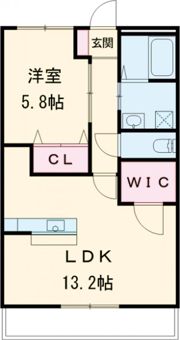 ブロードタウン神野Ⅱ B棟の間取り画像