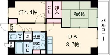 エクセリア駅南の間取り画像