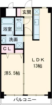 ベスタ大牟田の間取り画像