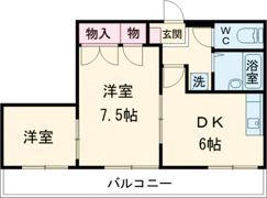 フォレスト堅下の間取り画像