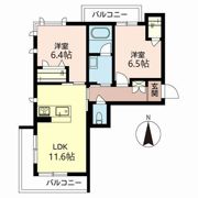 シャーメゾン上賀茂 弐番館の間取り画像