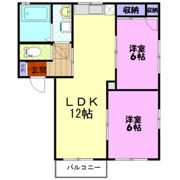 どれみふぁ荘Ⅱの間取り画像
