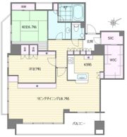 イトーピア武蔵野ブランマークの間取り画像