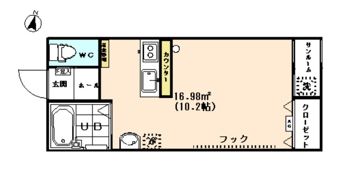 NSコーポ新片町の間取り画像
