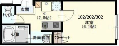 Lavie Akitsuの間取り画像