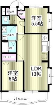 グレースマンションBELLEの間取り画像