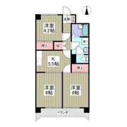 ハイツ荒川の間取り画像