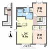 ブランシェ山の手 Bの間取り画像
