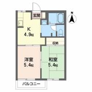 コンフォルタ藤沢町 Bの間取り画像
