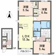 リラフォート富貴の間取り画像