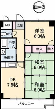 ロイヤルオークスの間取り画像