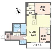 55－1 ウラヤスの間取り画像