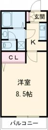 夢ランドワイズテラス笹口の間取り画像