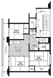 ビレッジハウス羽後1号棟の間取り画像