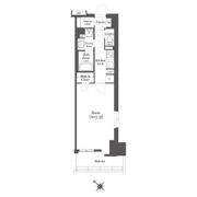 WORVE横浜伊勢佐木町の間取り画像