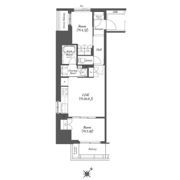 WORVE横浜伊勢佐木町の間取り画像