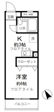 昭島コートエレガンスA棟の間取り画像