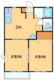 カロタあずさ Bの間取り画像