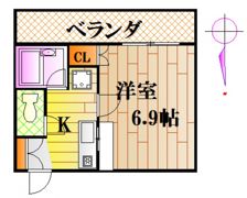 スカイNフルタの間取り画像