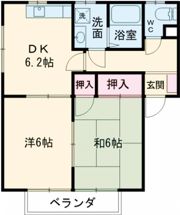 ハミングSUN B棟の間取り画像