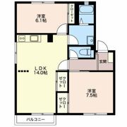 アートフレグランス Cの間取り画像