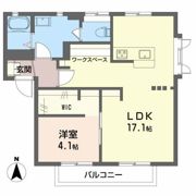 プラフォレメゾン Aの間取り画像