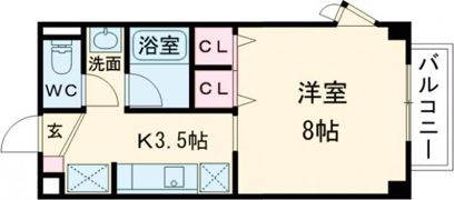 サープラス庄山Ⅰの間取り画像