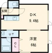 グランディール新開の間取り画像