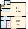 グランディール新開の間取り画像