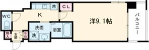 ロイヤル神戸三宮の間取り画像
