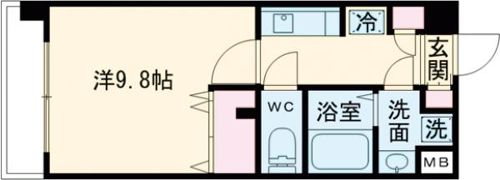 ISM水前寺の間取り画像