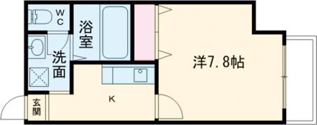Gradito富雄駅前2番館の間取り画像