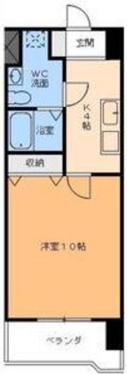 カサグランデリバーサイドⅡの間取り画像