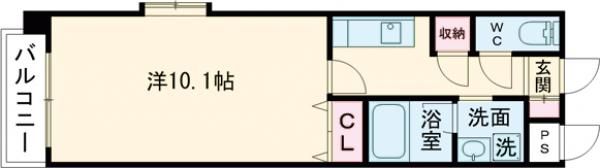 オレンジウッド坪井の間取り画像