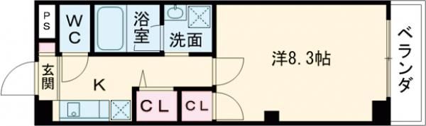 サンセール瀬田の間取り画像