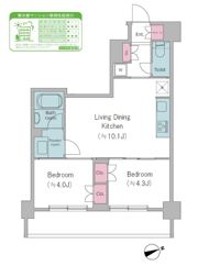 ドゥーエ西馬込Ⅱの間取り画像
