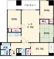 ニューウィンドマンションの間取り画像