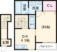 Le BlancⅠの間取り画像