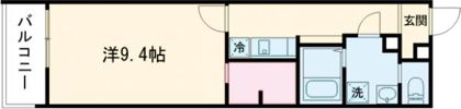 MELDIA福生Ⅲの間取り画像