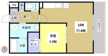 ゼフィールⅡの間取り画像