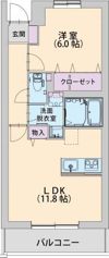パラッツォ淵野辺Ⅲの間取り画像