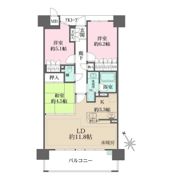 藤和八尾駅前ホームズの間取り画像