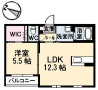 ラ・ヴィルネージュの間取り画像