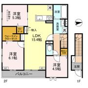 シエルコートの間取り画像