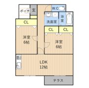 城南舞原戸建の間取り画像