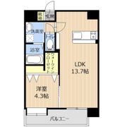 八王寺ツインタワーWESTの間取り画像