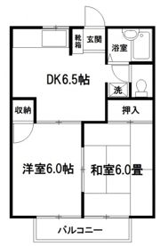 グリーンハイツ秋山の間取り画像