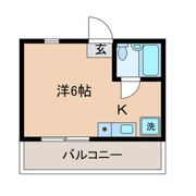 長谷川ビル矢田南の間取り画像