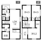 【新築】エバリー学園通りの間取り画像