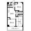 エバーグレース当麻の間取り画像